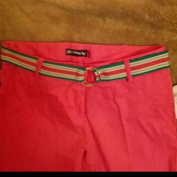 Cute Girl's Pants W/Matching Belt - Picture 2 of 4